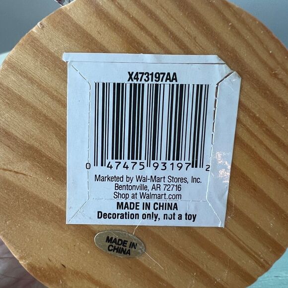 Holiday Time Santa Claus Nutcracker 12" Wooden Walmart Exclusive Christmas Decor - Picture 9 of 9